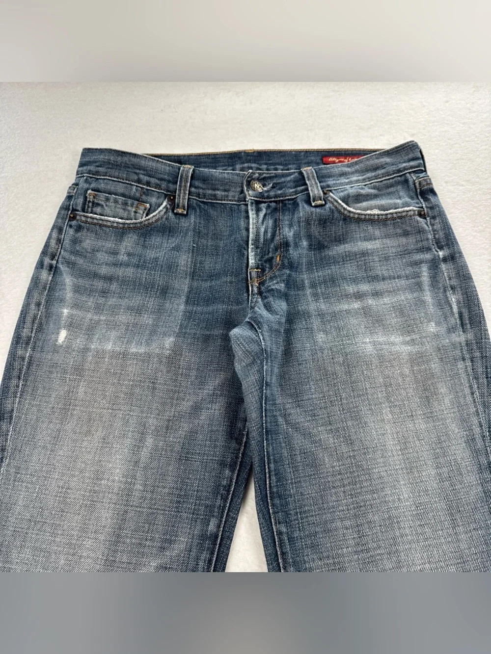 Citizens of Humanity Kelly #001 Jeans Womens 28 Low-waist Bootcut DistressedY2K